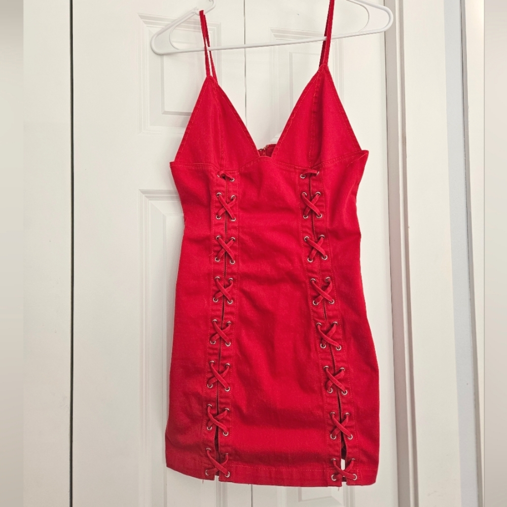 Red Strap Dress